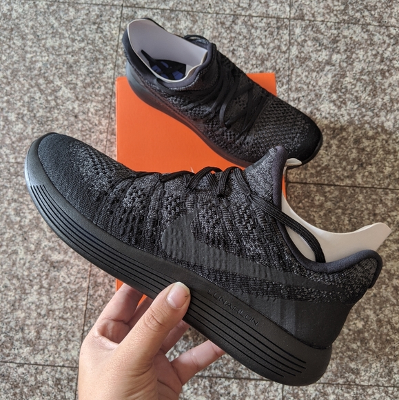 nike lunarepic low flyknit 2 men's black